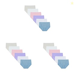 Hanes Women's Pure Comfort Briefs 18-Pack, Medium