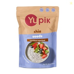 Yupik Raw Black Chia Seeds, 10.6 Oz, Gluten-Free, Kosher, Natural Plan