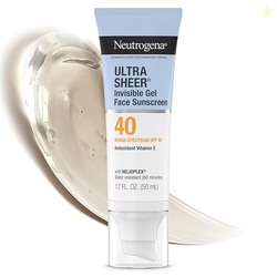 Neutrogena Ultra Sheer Invisible Gel Face Sunscreen SPF 40 Facial Suns