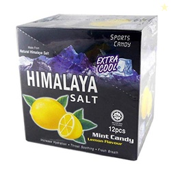 30 Box Big Foot Natural Himalaya Salt Mint Candy - Lemon Flavour ( Tot