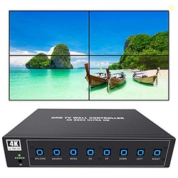 ISEEVY 4K60 UHD Video Wall Controller 2x2 1x2 2x1 1x3 3x1 1x4 4x1 TV W