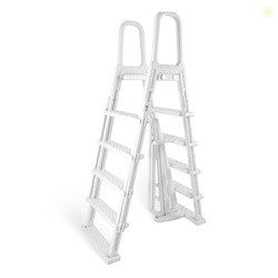 Blue Wave A Frame Flip Up Ladder for 48 to 54-in Deep Above Ground Poo