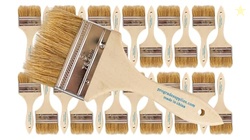 Pro Grade - Chip Paint Brushes - 24 Ea 3 Inch Chip Paint Brush Light B