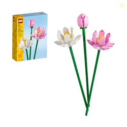 LEGO Lotus Flower - Building Toy for Kids, Girls & Boys, Ages 8+ - Art