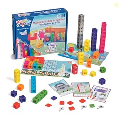 hand2mind MathLink Cubes Numberblocks 1-10 Activity Set, 30 Preschool 