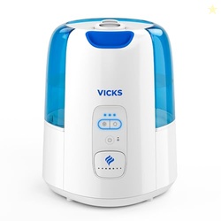 Vicks Dual Comfort Cool + Warm Mist Humidifier for Bedrooms With Fusio