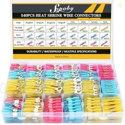540PCS Marine Grade Heat Shrink Wire Connectors - Sopoby Electrical Co