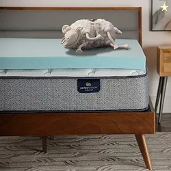 Serta ThermaGel Cooling Pressure-Relieving Memory Foam Mattress Topper