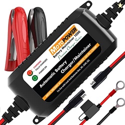 MOTOPOWER MP00206A 12V 1.5Amp Automatic Battery Charger, Battery Maint