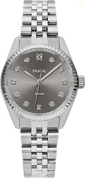 PASCAL Timeless Classic Diamond Watch for Men Women Swiss Quartz Watch