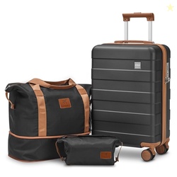 Joyway 3-Piece Luggage Set 20-Inch Carry-On Suitcase with Spinner Whee
