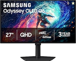 Samsung 27 Odyssey OLED G6 (G61SH) Gaming Monitor - QD-OLED QHD (1440P