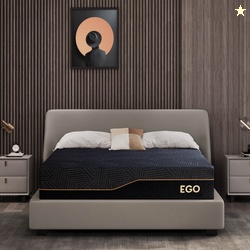 MLILY Ego Black King Size Mattress 14 inch Cooling Gel Memory Foam Mat