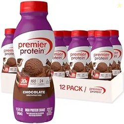 Premier Protein Shake Chocolate, 30g Protein, No Added Sugar, 24 Vitam