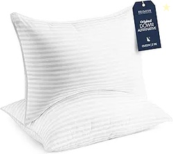 Beckham Hotel Collection Bed Pillows Standard/Queen Size Set of 2 - Or