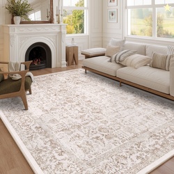 BERTHMEER 9'x12' Large Area Rugs Washable Vintage Rugs for Living Room