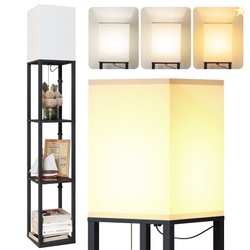 SUNMORY 63'' Floor Lamps with Shelves Home Standing  Lamp Include 1000