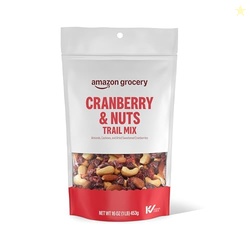 Amazon Grocery, Cranberry & Nuts, Trail Mix, 16 Oz (Previously Happy B