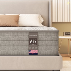 KOW Mattress 12 inch Full Size Gel Memory Foam Hybrid Mattress in a Bo