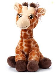 The Petting Zoo, Lash'z Giraffe Stuffed Animal, Gifts for Girls, Plush