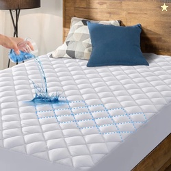 Queen Size Waterproof Mattress Pad Protector Breathable Quilted Mattre