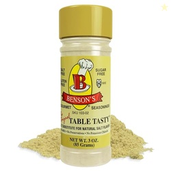 Bensons - Table Tasty Salt Substitute, Salt-Free Gourmet Popcorn Seaso