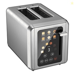 WHALLULTRA Touchscreen Toaster 2 Slice Stainless Steel 1.5 " Wide Slot