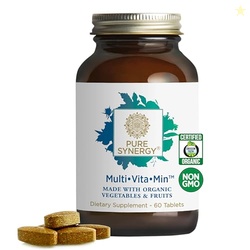 PURE SYNERGY MultiVitaMin | Vegan Multivitamin Made with Organic Whole