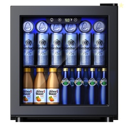 Simzlife 55 Cans Mini Beverage Refrigerator & Portable Beverage Cooler