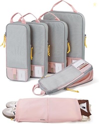 BAGSMART 6 Set /4 Set/2 Set Compression Packing Cubes for Travel Light