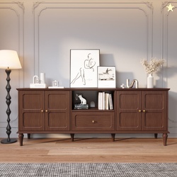 HLR Mid Century 67" TV Stand for TVs up to 75" Living Room Entertainme