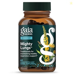 Gaia Herbs Mighty Lungs - Lung Support Supplement with Herbs Tradition