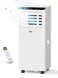 DuraComfort 8500BTU Portable Air Conditioner with Dehumidifier Fan Rem