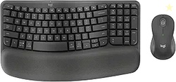 Logitech Wave Keys MK670 Combo Wireless Ergonomic Keyboard with Signat