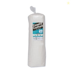 Fairfield Toasty Cotton Quilt Batting, Premium Cotton Batting for Quil