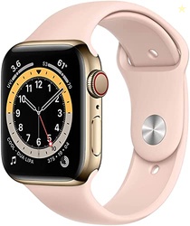 Apple Watch Series 6 (GPS + Cellular, 40mm) Gold Stainless Steel Case 