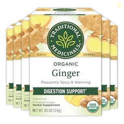 Traditional Medicinals Tea, Organic Ginger, Healthy Digestion, Pleasan