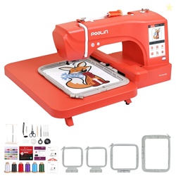 Poolin EOC06RE Large Area Embroidery Machine  7.9117 Touchscreen Wi-Fi