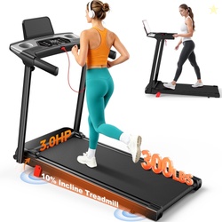 Tomile Foldable Electric Treadmill for Home 3.0 HP Portable Treadmill 