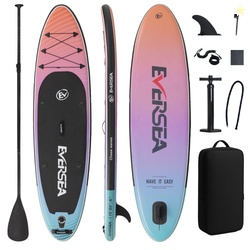 MSEASFREE 10' Inflatable Stand up Paddle Boardwith Premium SUP Paddle 