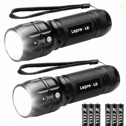 Lepro 2-Packs LED Flash Light High Lumens1200012 Mini Multifunction Ta
