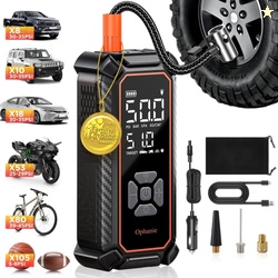 Ophanie Cordless Tire Inflator Portable Air Compressor 160PSI 6000mAh 