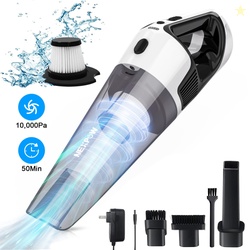 NEXPOW Cordless Handheld Vacuum 10000Pa Wet Dry Car Vacuum Cleaner 50M