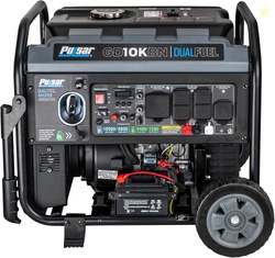 Pulsar GD10KBN 10500W Dual Fuel Home Backup Portable Inverter Generato