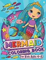 Mermaid Coloring Book: For Kids Ages 4-8 (US Edition) (Silly Bear Colo