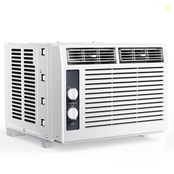 SIMZLIFE 5000 BTU Window Air Conditioner Cools Up To 150 Sq Ft Knob2 C