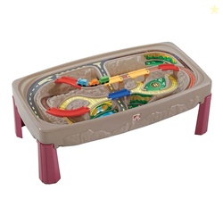 Step2 Deluxe Canyon Road Train & Track Table, Kids Activity Table for 