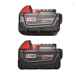 Milwaukee M18 REDLITHIUM XC 5.0Ah 18V Extended Capacity Battery Pack (