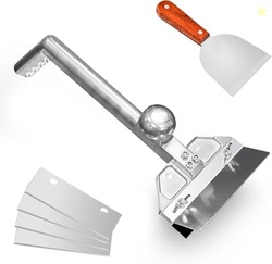 HUOYANSHE Grill Scraper Heavy Duty Griddle Scraper Set with Replacemen