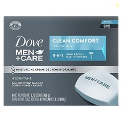 DOVE MEN + CARE Body and Face Bar To Clean and Hydrate Skin Body and F
